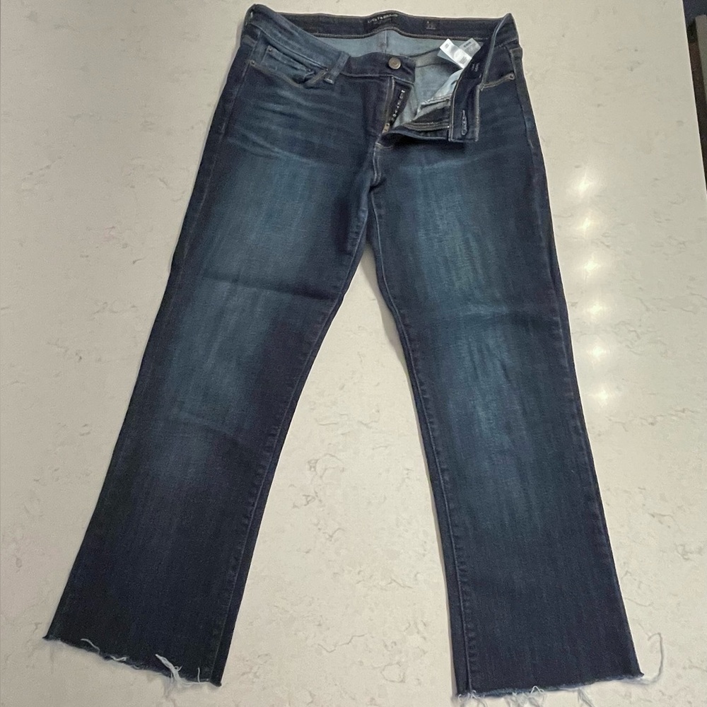 Lucky Brand Cropped Women's Blue Jeans 8/29